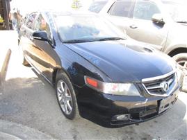 2004 ACURA TSX, 2.4L 5SPEED, COLOR BLACK, STK A15232